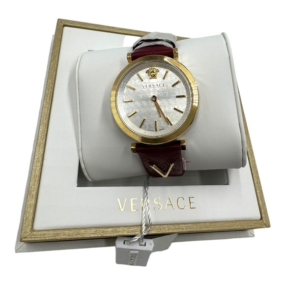 VERSACE Medusa Women’s Quartz Silver Ladies Watch Yellow-Gold Tone VELS00519 NIB main image 6